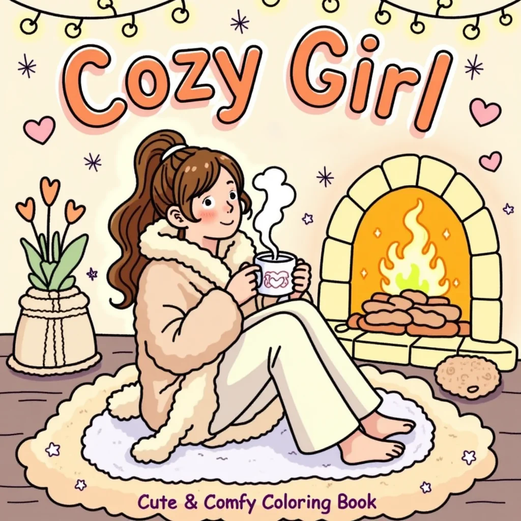 Food And Snacks Coloring Book - كتاب تلوين للفتيات بـ 28 صفحة