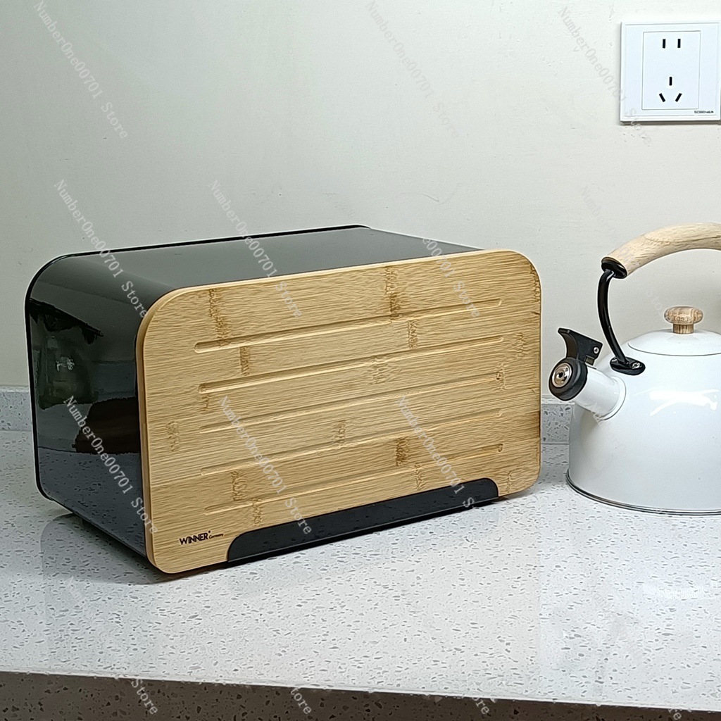 صندوق خبز للمطبخ بغطاء من الخي - مراجعة Food Snacks Box وسعره
