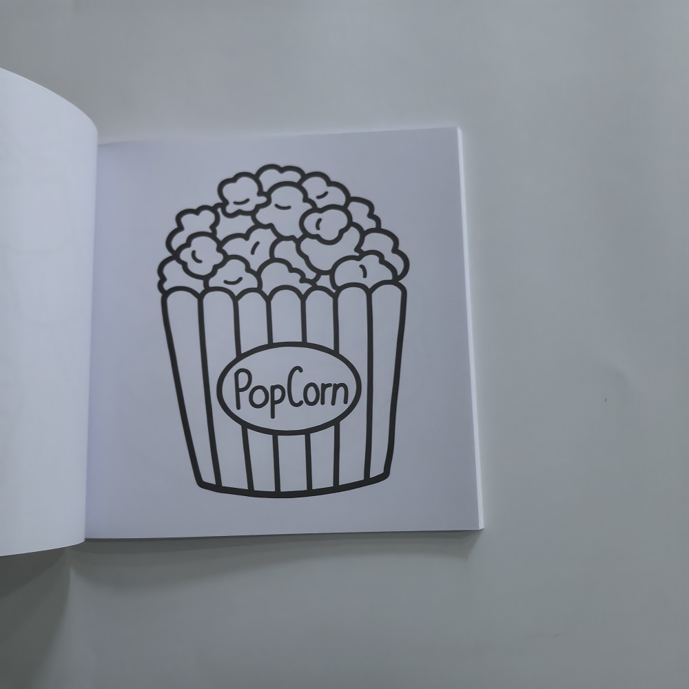 كتاب تلوين للأطعمة والمشروبات  - مراجعة Food And Snacks Coloring Book وسعره