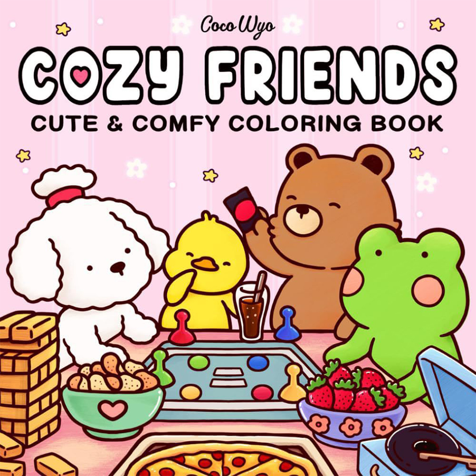 كتاب تلوين مريح للأصدقاء للبال - مراجعة Food And Snacks Coloring Book وسعره