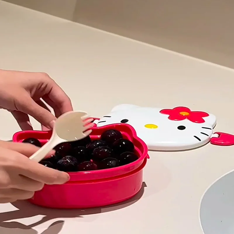 علبة غداء لطيفة على شكل هيلو ك - مراجعة Food Snacks Box وسعره