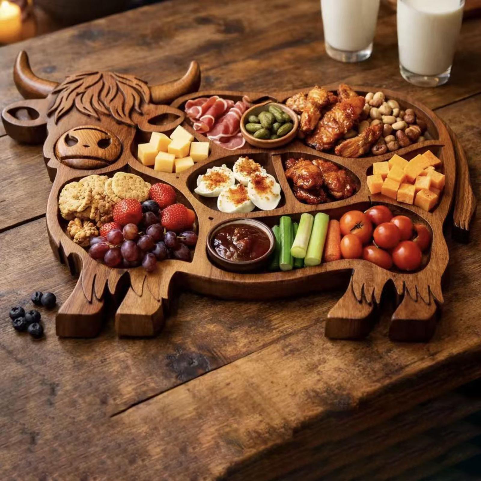 لوح تقديم طعام على شكل بقرة بط - مراجعة Food Platter Snacks وسعره